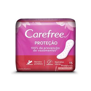 Protetor Diario Carefree Original com 15 Unidades com Fragancia
