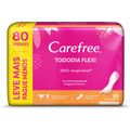Protetor Diario Carefree Tododia Flexi com 80 unidades (leve 80, pague 60)