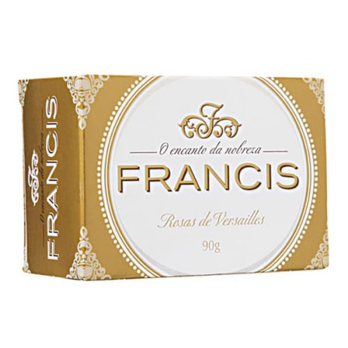 Sabonete Francis Clássico rosas de Versailles, barra, 1 unidade com 90g - Imagem 1