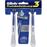 Aparelho de Barbear Gillette Prestobarba Ultragrip 3 2 Unidades