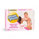 Sabonete Infantil Pom Pom Oleo de Amendoas Barra, 80g