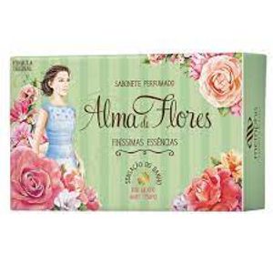 Sabonete Alma de Flores clássico, barra, 1 unidade com 130g