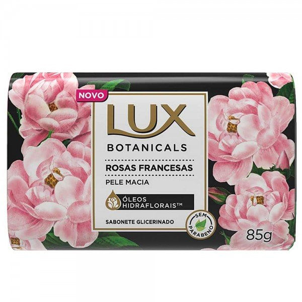 Sabonete Glicerinado Lux Botanicals Rosas Francesas, Barra, 85g - Imagem 1
