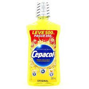 Antisséptico Bucal Cepacol Menta Fusion Leve 500mL Pague 350mL