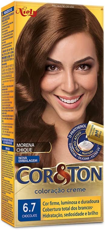 Tintura Cor & Ton 6.7 Chocolate Mini Kit - Imagem 1