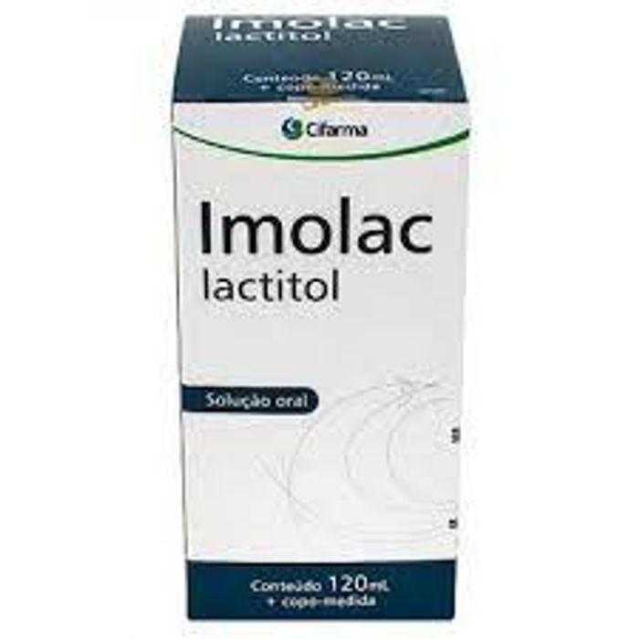 ADOÇANTE LÍQUIDO LACTITOL CIFARMA IMOLAC CAIXA 120ML + COPO-MEDIDA - Imagem 1