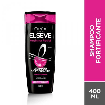 Shampoo Elseve Arginina Resist X3 com 400ml - Imagem 1