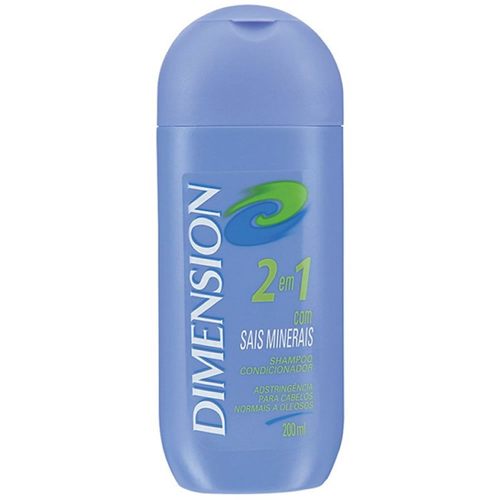 Shampoo Dimension 2 em 1 Cabelos Oleosos 200mL - Imagem 1