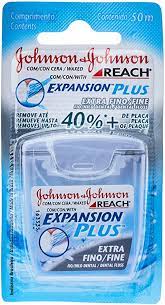 Fio Dental Johnson & Johnson Reach Expansion Plus Extra Fino, 50m - Imagem 1