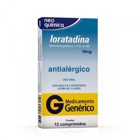 Loratadina 10mg - 12 Comprimidos - Imagem 1