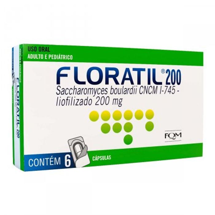 Floratil 200mg Caixa com 6 Cápsulas - Imagem 1
