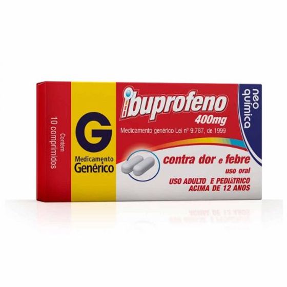 Ibuprofeno 400mg - 10 Comprimidos - Imagem 1