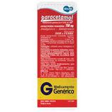 Paracetamol 750 mg - 4 Comprimidos Revestidos