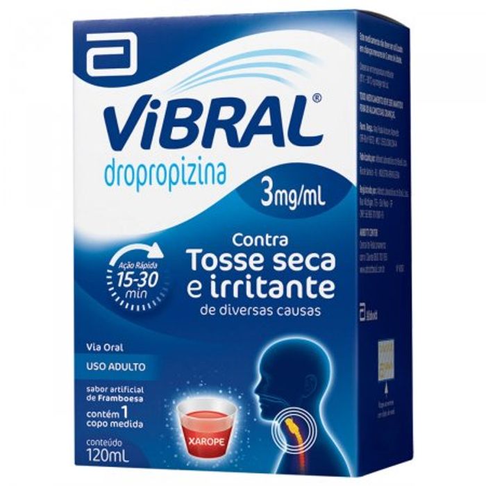 Vibral 3mg/Ml - 1 Xarope - Imagem 1