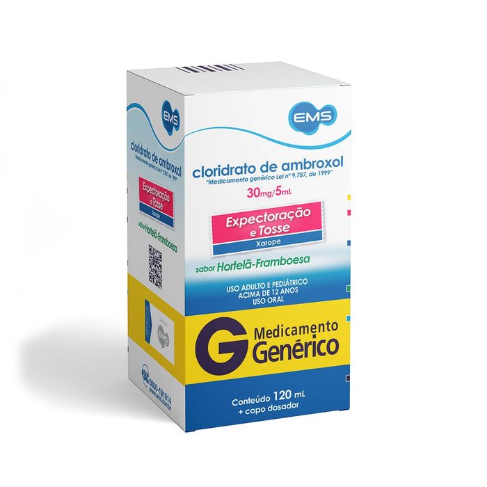 Cloridrato de Ambroxol 30mg/5ml - 1 Xarope - Imagem 1