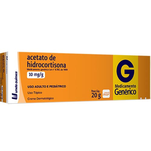 Acetato de Hidrocortisona 10mg/g - 1 Creme Dermatológico - Imagem 1
