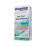 Magnésia Bisurada 63.7mg + 3.3mg + 521mg + 67mg Pastilha Sabor Menta - Caixa com 40 Pastilhas