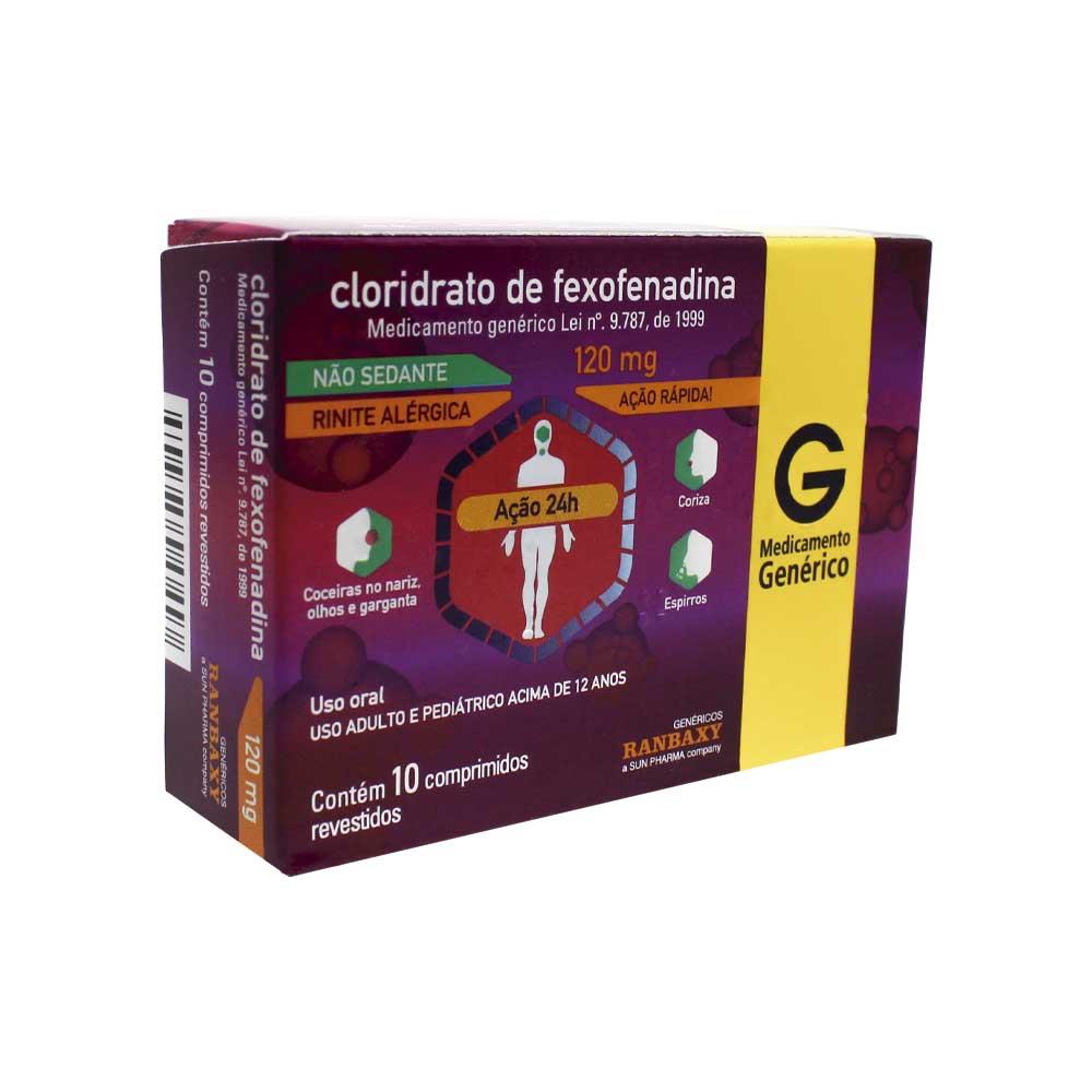 Cloridrato de Fexofenadina 120mg - 10 Comprimidos - Imagem 1