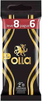 Preservativo Olla Lubrificado Leve 8 Pague 6, 8 Unidades - Imagem 1