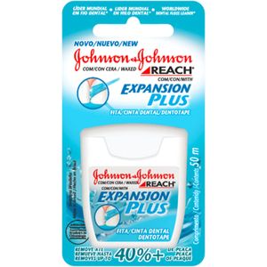 Fio Dental Johnson & Johnson Reach Expansion Plus Regular 50m