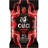 Preservativo Olla Lubrificado Morango, 3 Unidades