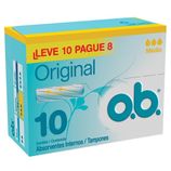 Absorvente Interno Ob Original Medio leve 10 pague 8