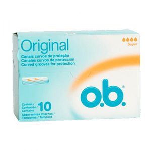 Absorvente Interno Ob Original Medio Super, 10 unidades