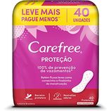 Protetor Diario Carefree Neutralize Sem Perfume com 40 Unidades