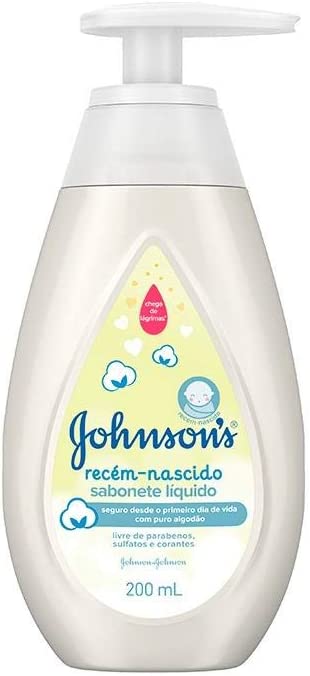 Sabonete Johnson'S Baby Recem-Nascido Liquido, líquido, 200mL - Imagem 1