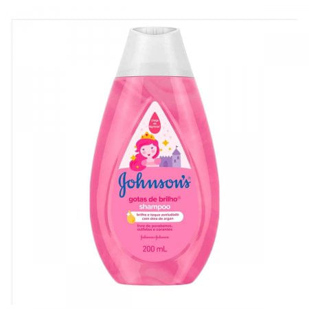 Shampoo Johnson'S Baby Gotas de Brilho 200mL - Imagem 1