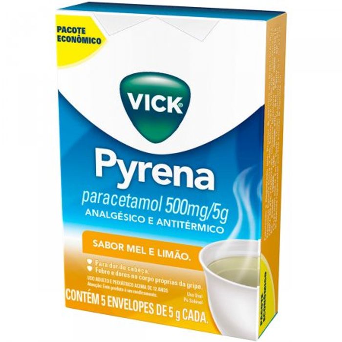 Vick Pyrena 500mg/5g Pó para Suspensão Extemporânea - Envelope com 5 g - Imagem 1