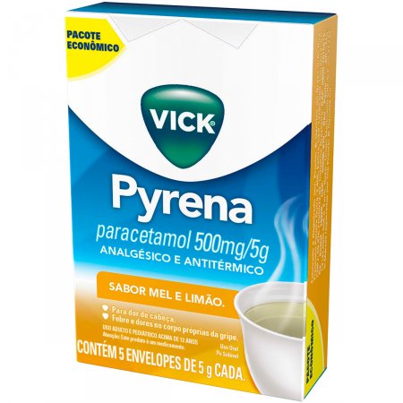 Vick Pyrena 500mg/5g Pó para Suspensão Extemporânea - Envelope com 5 g - Imagem 1