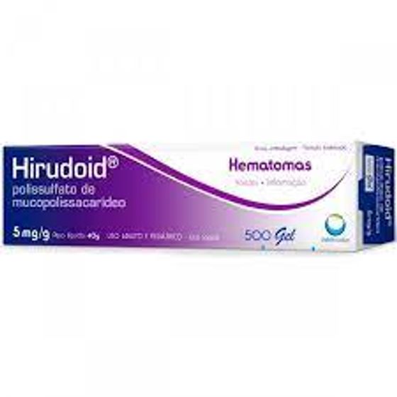 Hirudoid 5MG/G Gel dermatológico - Bisnaga com 40 g - Imagem 1