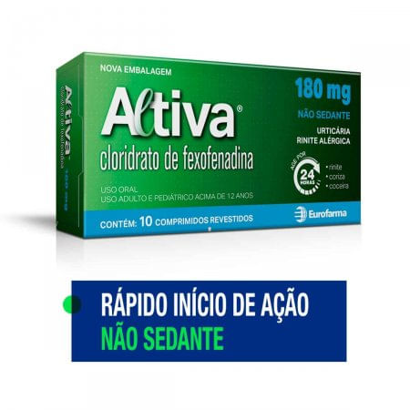 Altiva 180MG Comprimido revestido - Caixa com 10 Comprimidos - Imagem 1