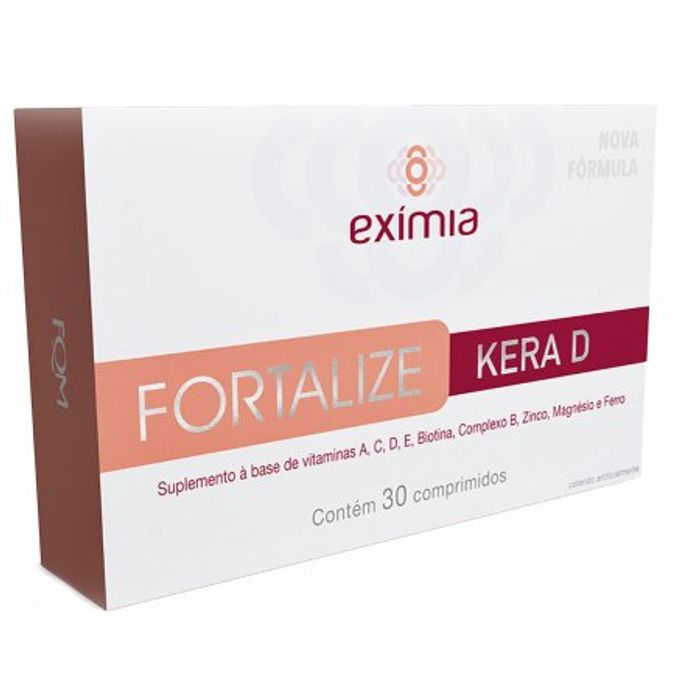 Exímia Fortalize Kera D 30 Comprimidos - Caixa com 30 Comprimidos - Imagem 1