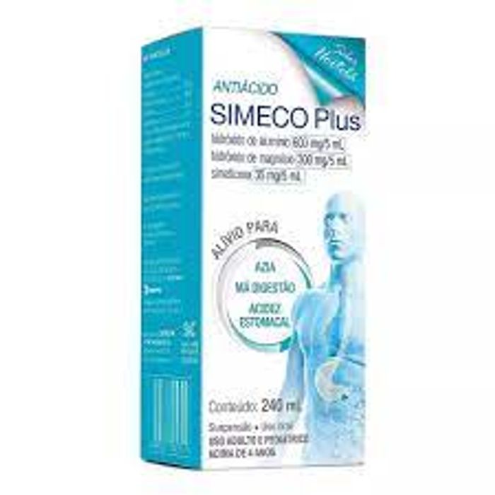 Simeco Plus 35MG/5ML + 600MG/5ML + 300MG/5ML Suspensão oral - Frasco com 240 mL - Imagem 1