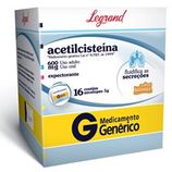 Acetilcisteína 600MG Granulado - 16 Envelopes com 5 g