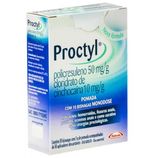 Proctyl 10MG/G + 50MG/G Pomada retal - 10 Bisnagas com 3 g