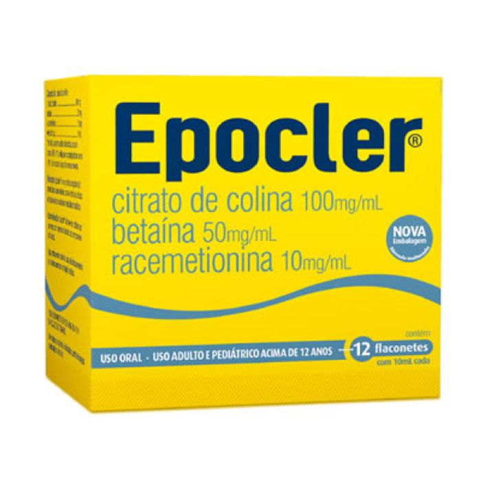 Epocler (100 + 50 + 10)mg/mL Solução oral - 12 Flaconetes com 10 mL - Imagem 1