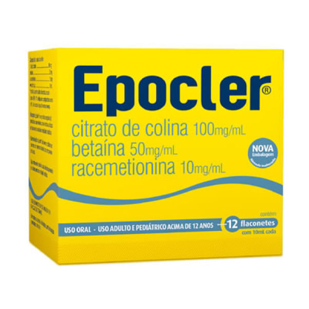 Epocler (100 + 50 + 10)mg/mL Solução oral - 12 Flaconetes com 10 mL - Imagem 1