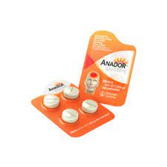 Anador 500mg Comprimido - Blíster com 4 Comprimidos - Imagem 1