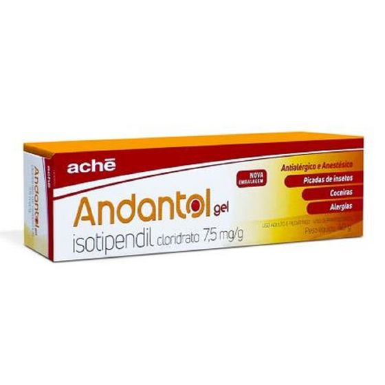Andantol 7.5MG/G Gel dermatológico - Bisnaga com 40 g - Imagem 1