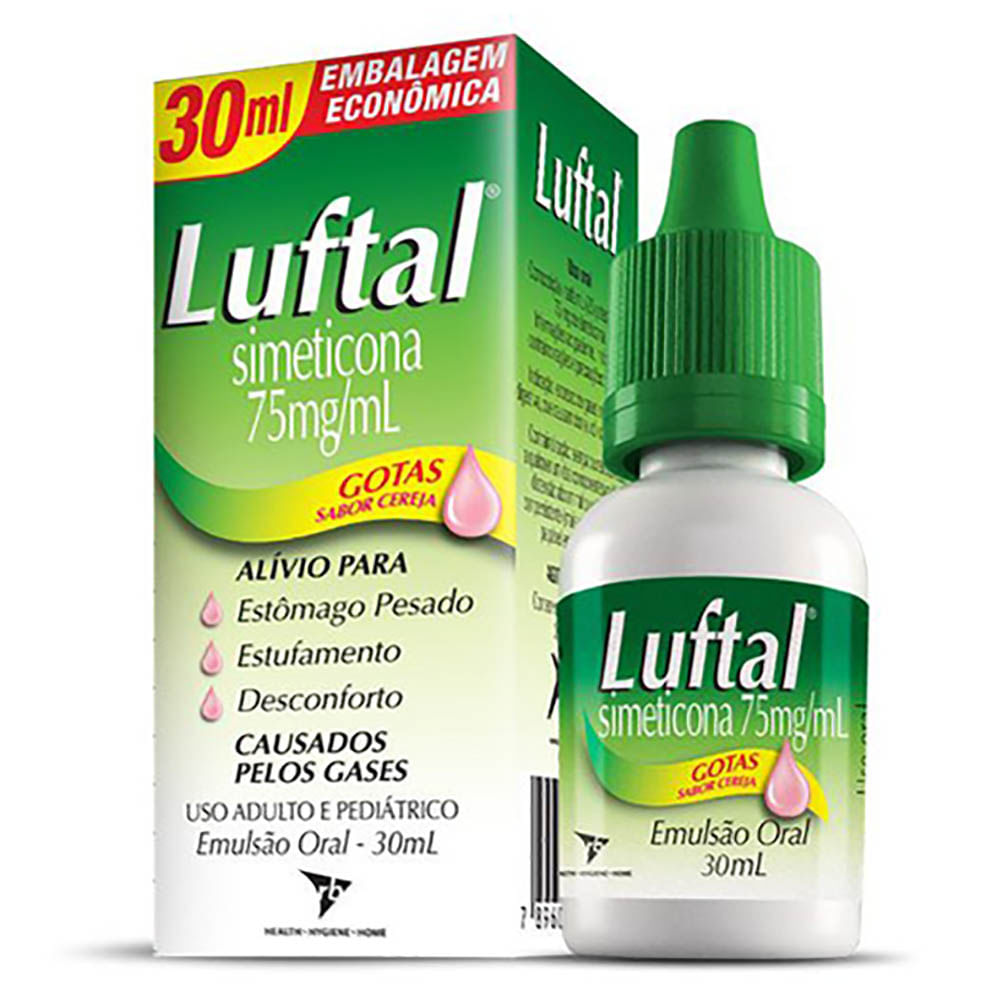 Luftal Gotas 75MG/ML Emulsão oral - Frasco com 30 mL - Imagem 1