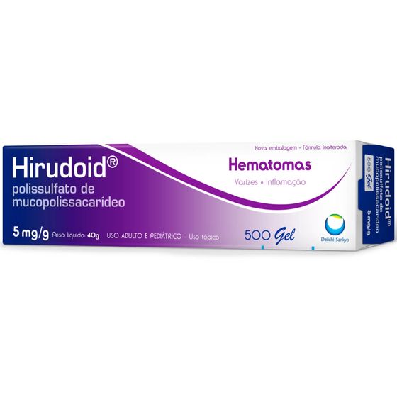 Hirudoid 5MG/G Pomada dermatológica - Bisnaga com 40 g - Imagem 1