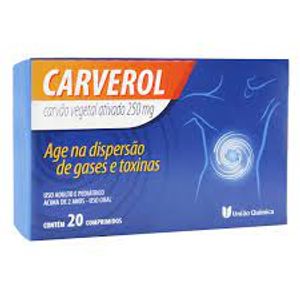 Carverol 250MG Comprimido - Caixa com 20 Comprimidos