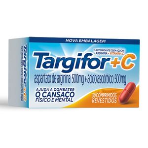 Targifor C 500MG + 500MG Comprimido revestido   Frasco com 30 Comprimidos