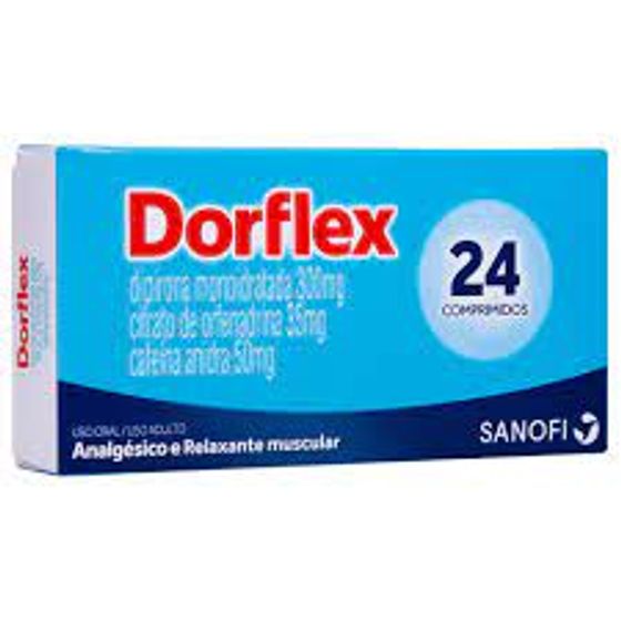 Dorflex 50MG + 300MG + 35MG Comprimido simples - Caixa com 24 Comprimidos - Imagem 1