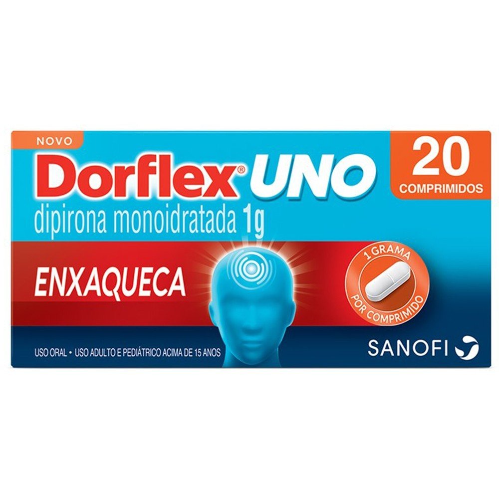 Dorflex Uno 1g - 20 Comprimidos - Imagem 1