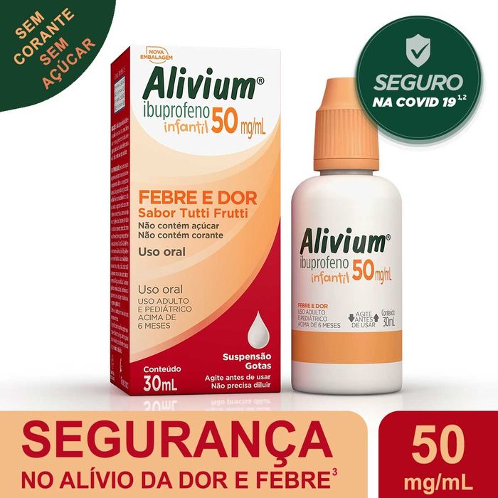 Alivium 200mg/mL Suspensão Oral (Gotas) - Frasco com 20 mL - Imagem 1
