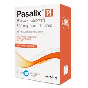 Pasalix PI 500MG Comprimido revestido - Caixa com 30 Comprimidos